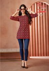 Omisha Vol 4 By Balaji Poplin Cotton Printed Ladies Top Wholesale Market In Surat